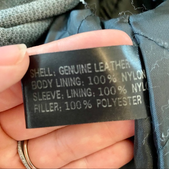 The Connection New York Genuine Leather Jacket - Picture 11 of 11